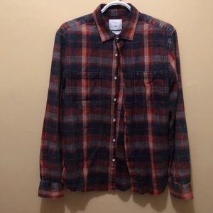 Men’s flannel plaid shirt